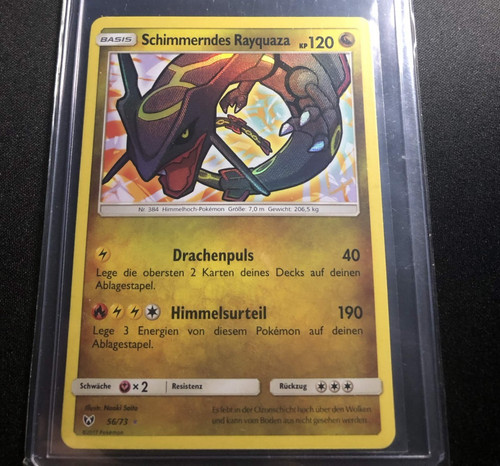Pokémon karte schimmerndes - karte,