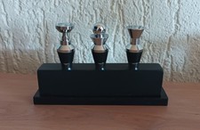 Flaschenverschluss Set Edelstahl Weinflaschenverschluss Stopfen Halter Set 