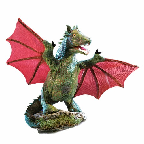 Folkmanis handpuppe drache mit - handpuppe,