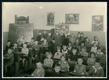 Foto 17x13 cm - KÖLN-SÜLZ Schulklasse Kinder 1936 - Atelier PETER STAHL Köln