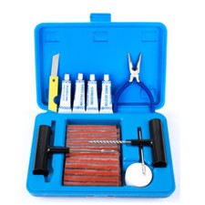 Reifenreparatur Set 58 TEILE Auto Reifen Flickzeug Pannenset Werkzeug mit Zange