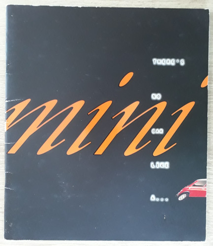 Rover mini range prospekt 1995 - mini,