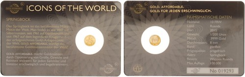 Ruanda frw gold - ruanda,