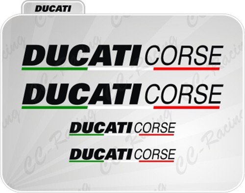 Aufkleber ducati corse - aufkleber,