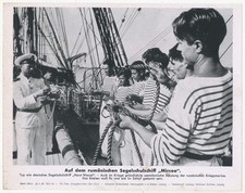 + 1943.. Großblatt.. Segelschulschiff MIRCEA.. Rumänien (Horst Wessel,,3.Reich)