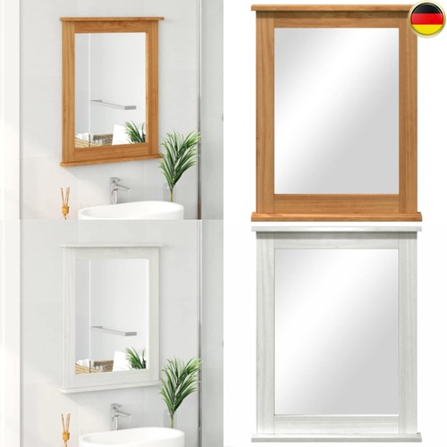 Spiegel mit massivholzrahmen - spiegel,