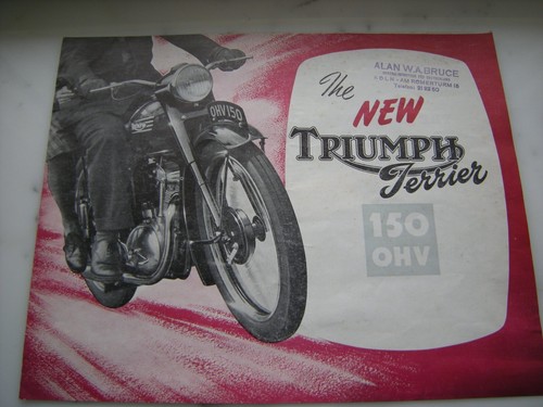 Prospekt triumph motorrad - triumph,