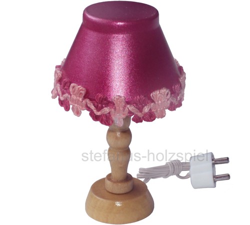 Tischlampe rosa für