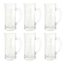 6x Krombacher Bierkrug Glas