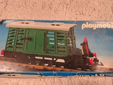 PLAYMOBIL 4101 Viehwaggon in OVP Waggon Wagen für Eisenbahn Güterzug Lok Spur G