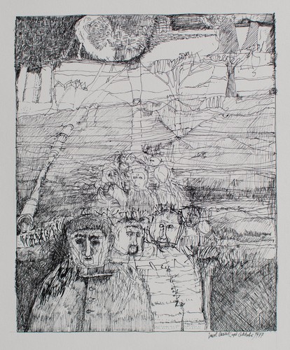 Landschaft menschen weg - landschaft,