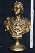 Peter der Große Büste Bronze H. 26 cm Gewicht 3,2 kg Zar Großfürst von Russland