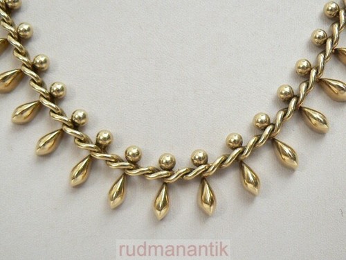 Collier halskette gold 585 - halskette,