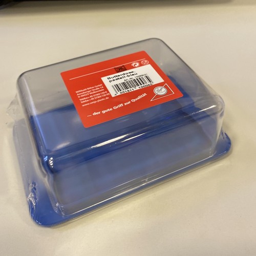 Butterdose blau für butter - blau,
