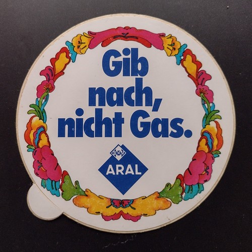 Aral aufkleber 60er 70er - aral, /