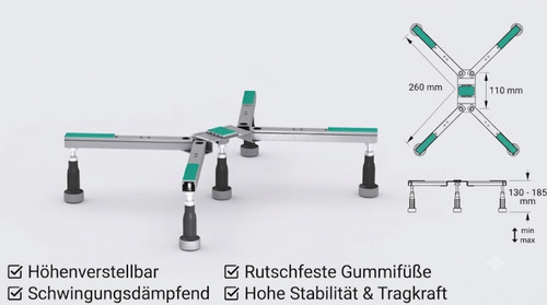 Mepa fußgestell duschwanne - mepa,