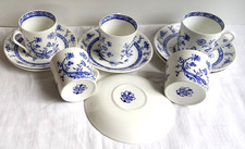 Stig Lindberg Gustavsberg Schweden Dresden 5 Tassen, 6 Untertassen