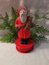 Weihnachtsmann aus Pappe als Candycontainer  gemarkt  West Germany