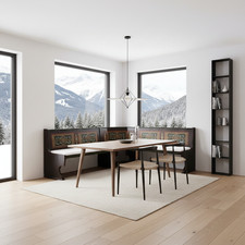 Voglauer  Sitzecke Bank Sitzbank bemalt Holzbank Landhaus Esszimmer Eckbank