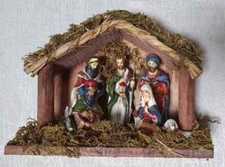 Weihnachtskrippe Set mit 8