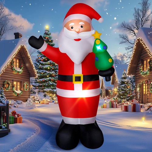 Weihnachtsmann aufblasbar mit - aufblasbar,