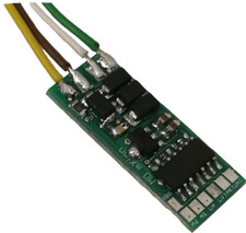 DRIVE-S 2.0 (2A Lokdecoder, SUSI, 4 Funktionsausgänge), Steckschuhe LGB Getriebe