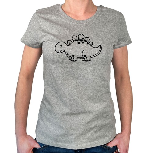 Damen shirt stegosaurus - damen, t-shirt