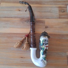 Antike Porzelankopf Pfeife