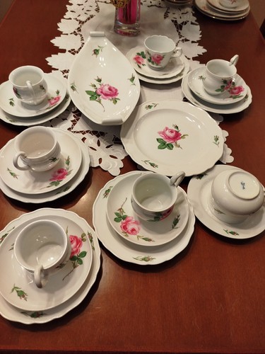 Meissen porzellan mit - porzellan, rose