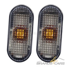 Atec blinker oval rauchgrau - 2x,