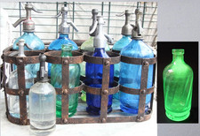 ANTIKER SIPHON HALBE GRÖSSE