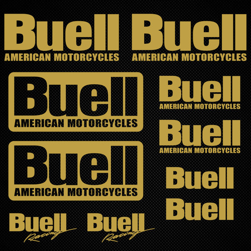 Buell aufkleber sticker set - buell,