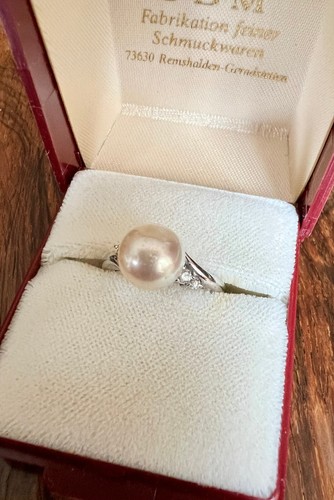 Moderner platin brillant echte - moderner,