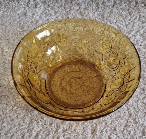 Schöne braune glasschale - schöne,,