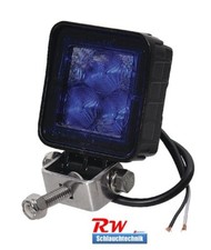Arbeitsscheinwerfer LED, 8W, 720lm, quadratisch, 10/12/24/30V, blau