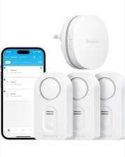 3x Wassermelder Wasserwächter Überschwemmung Schutz Wassersensor Wasser-Alarm