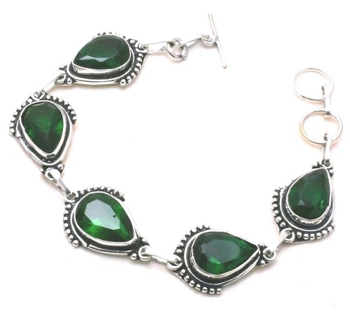 Grüner quarz ethno - ethno, armband