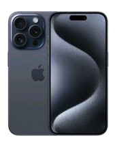 Apple iPhone 15 Pro Max Handy mit 256GB in Titan Blau (Ohne Simlock) neuwertig 