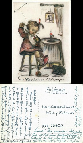 Ansichtskarte künstlerkarte - ansichtskarte,