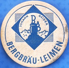 Alter Bierdeckel Johann Geiser