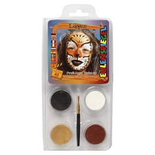 KINDER PROFI AQUA MAKE-UP Karneval Fasching Farbe Löwe Tiger Kostüm Schminke 20g