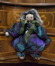 Marionette Puppe Clown, Hexe