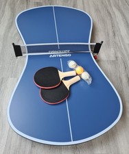 Mini Tischtennisplatte Artengo 91 x 52,6 cm Tischtennis Pingpong Netz Schläger
