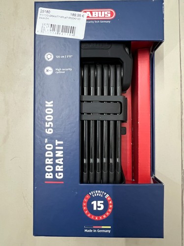 Abus bordo granit 6500k - abus,
