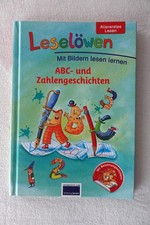 Buch Leselöwen Kinderbuch ABC- und Zahlengeschichten Lesen lernen mit Bildern