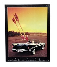 Route oldtimer auto schild - route,