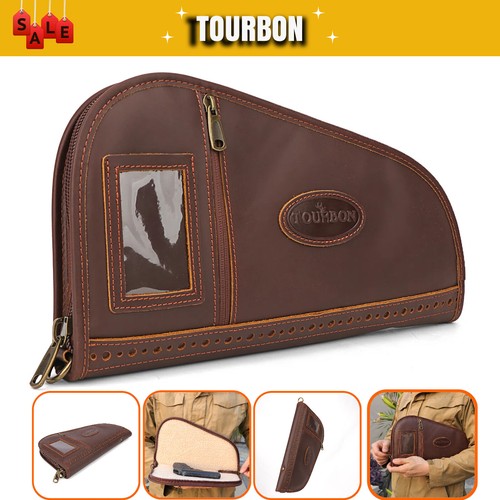 Tourbon leder pistolentasche - tourbon,