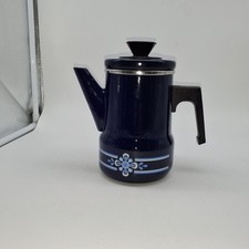 DDR Emaille Kanne Kaffeekanne