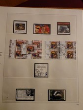 Bund Sammlung in Safe Dual Album 2008-2010 gestempelt