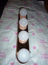 Lampen für Schminktisch Badspiegel 4 grosse Leuchten Batteriebetrieben